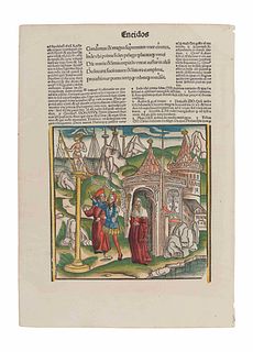 [BOOK ILLUSTRATION -- WOODCUTS]. -- [VERGILIUS MARO, Publius.  Opera. Strassburg: Johannes   Gruninger, 1502.]