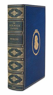 DICKENS, Charles (1812-1870). The Posthumous Papers of the Pickwick Club.   London: Chapman and Hall, 1837. [Bound with:] PAILTHORPE, Frederick W. 24 