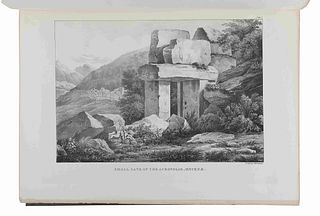 DODWELL, Edward (1767-1832). Views and Descriptions of Cyclopian, or, Pelasgic Remains, in Greece and Italy. London: Adolphus Richter and Co., 1834.  