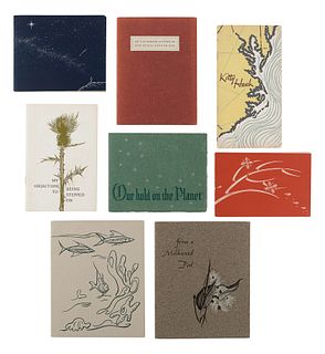 FROST, Robert (1874-1963). A group of 28 Christmas cards, including: