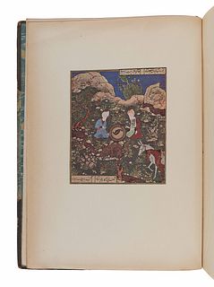 [MIDDLE EASTERN ART]. SAKISIAN, Armenag Bey (1875-1949). La Miniature Persane du XIIe au XVIIe SiÃ¨cle. Paris and Brussels: Les Editions G. Van Oest, 