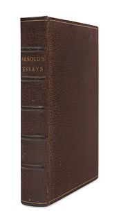 [MONASTERY HILL BINDING]. ARNOLD, Matthew. Essays. London: Arthur L. Humphreys, 1906.  