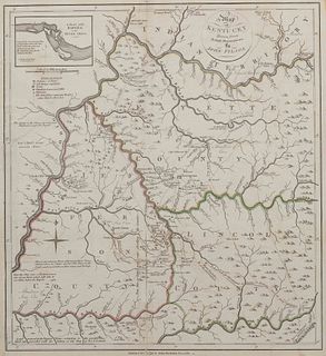 FILSON, John (ca 1747-1788).   A Map of Kentucky Drawn From Actual Observations.  London: John Stockdale, 1793.  