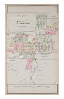 [ILLINOIS -- MAPS]. A group of 4 maps, comprising:  