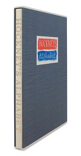 HOCKNEY, David (b.1937). Hockney's Alphabet. Stephen Spender, editor. London: Faber & Faber, 1991.