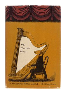 GOREY, Edward (1925-2000). The Unstrung Harp. New York and Boston: Duell, Sloan and Pearce; Little Brown & Co., 1953.  