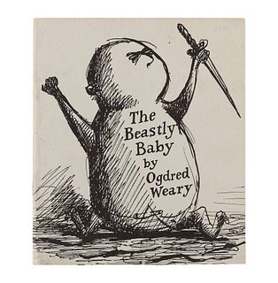GOREY, Edward (1925-2000). The Beastly Baby. N.p.: The Fantod Press, 1962.  