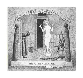 GOREY, Edward (1925-2000). The Secrets: The Other Statue. New York: Simon and Schuster, 1968.  