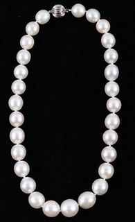 South Sea White Pearl 14K Gold Necklace - 16mm