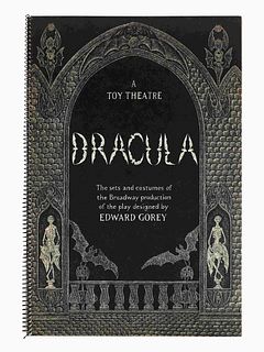 GOREY, Edward (1925-2000). Dracula: A Toy Theatre. New York: Charles Scribner's Sons, 1979.  