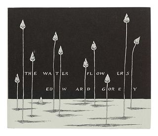 GOREY, Edward (1925-2000). The Water Flowers. New York: Congdon & Weed, Inc., 1982.  
