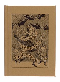 GOREY, Edward (1925-2000), illustrator. -- UPDIKE, John (1932-2009). The Twelve Terrors of Christmas. New York: Gotham Book Mart, 1994.  
