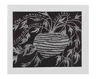 GOREY, Edward (1925-2000). The Unknown Vegetable. N.p.: The Fantod Press, 1995.  