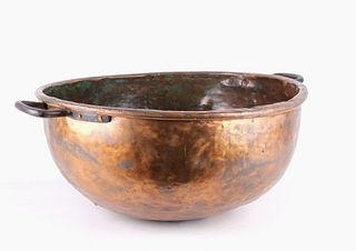 1890's Dovetail Copper Confectionary Kettle Bowl