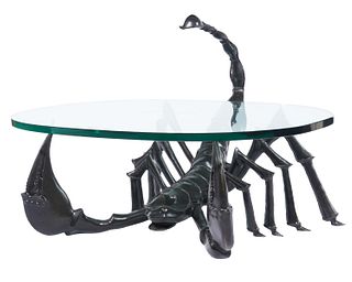 Bronze Jacques Duval Brasseur Scorpion Table