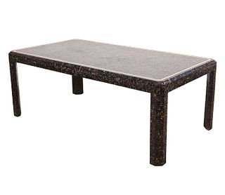 Maitland Smith Tessellated Abalone Dining Table
