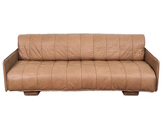 DeSede Sofa Bed in Caramel Leather