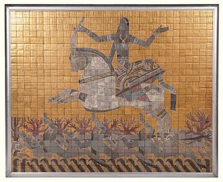 Valentin Shabaeff Egyptian Motif Mosaic