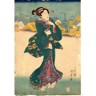 VARIOUS, OCHIAI YOSHIKU (Japanese, 1833-1904)