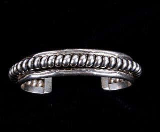 Lee McCray Navajo Sterling Silver Bracelet