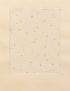 Shoichi Ida
(Japanese, b. 1941)
Flowers, Rain, Snow, and Wind - Rain on Paper, 1984