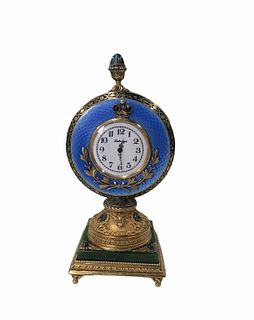 Russian Empire Table Clock