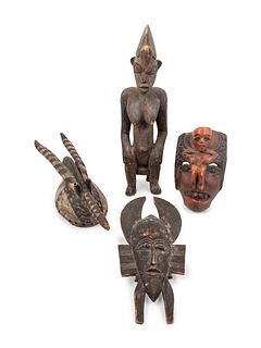 African 
20th Century
Collection of Four Sculptures 
