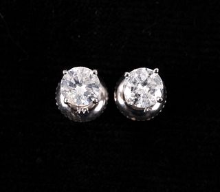 Brand New Diamond Stud 14K Earrings