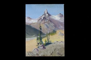 Carl Tolpo Index Peak Oil Painting c.1968