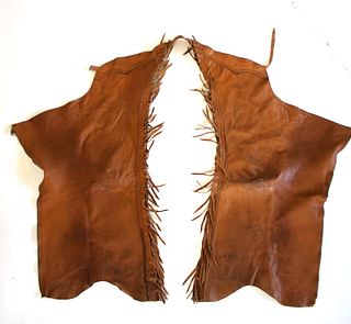 Gerald Roberts Chap-Panel Western Leather Chaps