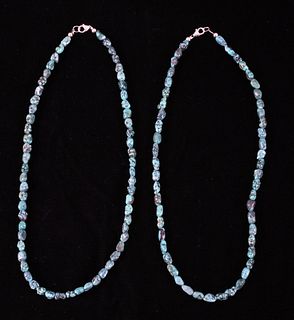 Navajo Kingman Turquoise Strand Necklaces