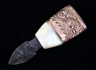 Jonathan Crookes Sheffield Wax Knife c. 1780-1827