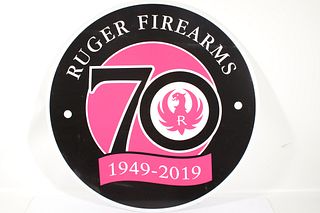 Ruger Firearms 70 Year Advertising Sign