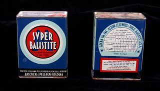 Svper Balistite Imported Gun Powder Tins
