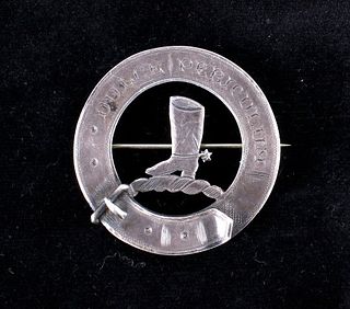 Uniique Handmade Sterling Scottish Clan Badge