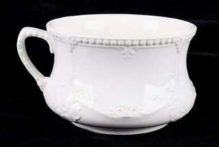 English Porcelain Chamber Pot Early 1900's