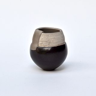 Very Tiny Pinch Pot with Texture and Patch