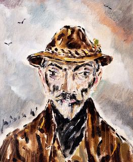 Filippo De Pisis (Ferrara 1896-Milano 1956)  - Portrait of an old man, 1941