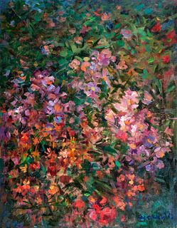 Mario Mafai (Roma 1902-1965)  - Flowers, 1957