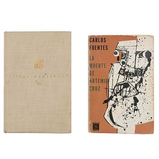 Fuentes, Carlos. La Región Más Trasparente / La Muerte de Artemio Cruz. México, 1958 / 1962. Primeras ediciones. Piezas: 2.
