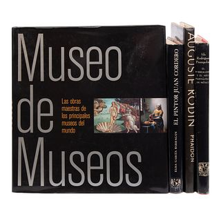 LOTE DE 4 LIBROS DE ARTE. Rodríguez Prampolini, Ida. El surrealismo y el arte fantástico de México. Museo de Museos, otros.