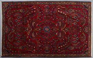 Oriental Carpet, 3' 6 x 5' 7. Provenance: from a collection of an antiquarian, Amite, Louisiana.