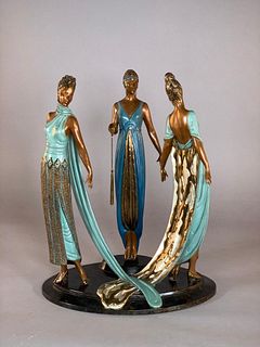 Erte Bronze "The Three Graces"