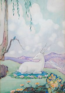 Nelly Littlehale Murphy The Magic Mar WC Painting