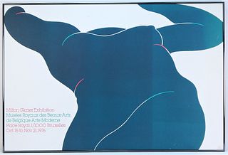 1976 Milton Glaser Belgian Exhibition Poster