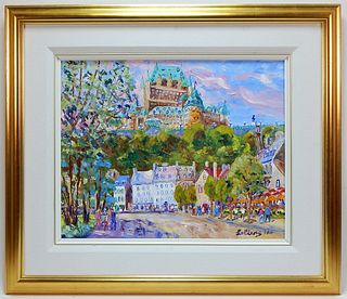 Jeanne d'Arc Leclerc Expressionist Quebec Painting