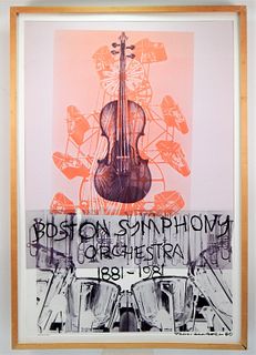 Robert Rauschenberg Boston Symphony Lithograph