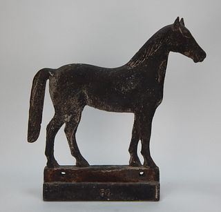 Cast Iron Long Tail Windmill Horse Weight