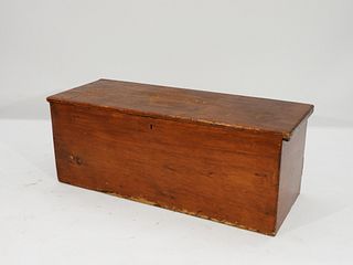 18C New England Pine Six Board Blanket Chest