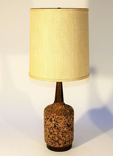 MCM Cork Body Table Lamp